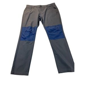 ORAGE‎ SNOWBOARD PANTS 38x31 NO INSULATION Gray Blue Knee